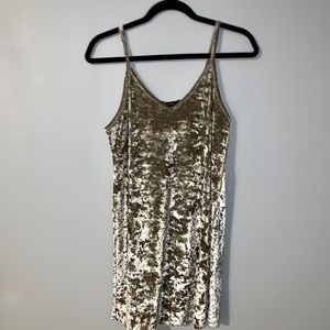 Crushed Velvet Mini Dress